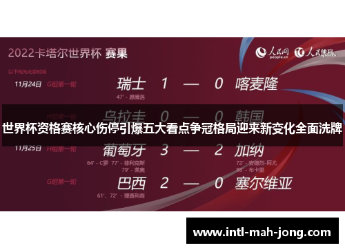 世界杯资格赛核心伤停引爆五大看点争冠格局迎来新变化全面洗牌